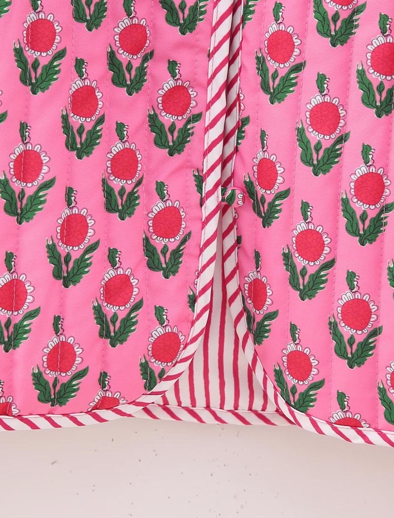 Floral Print V-Neck Jacket