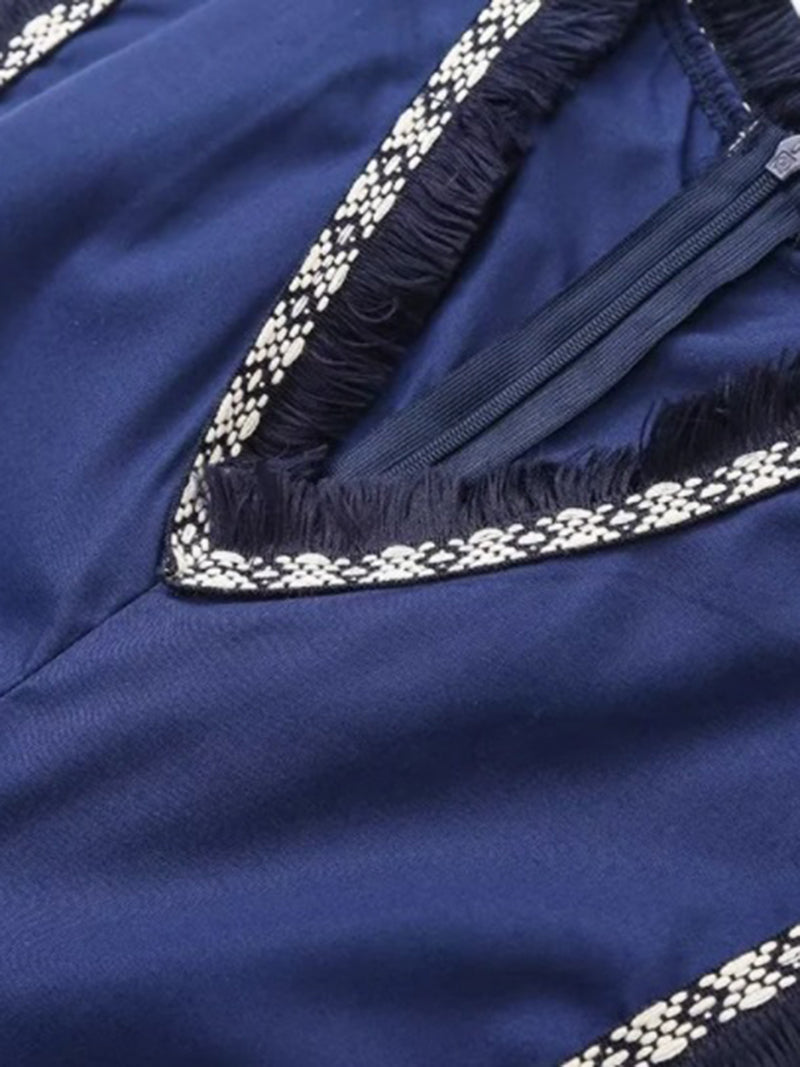 Tiered V-Neck Maxi Dress