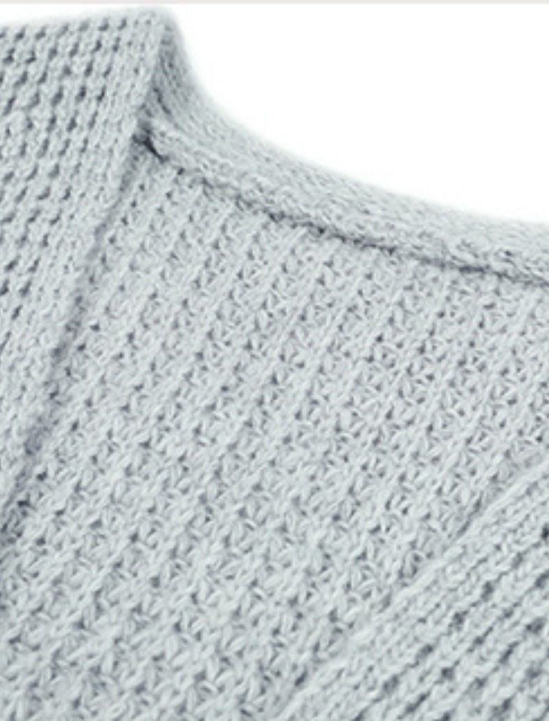 Solid Pocket Knit Cardigan