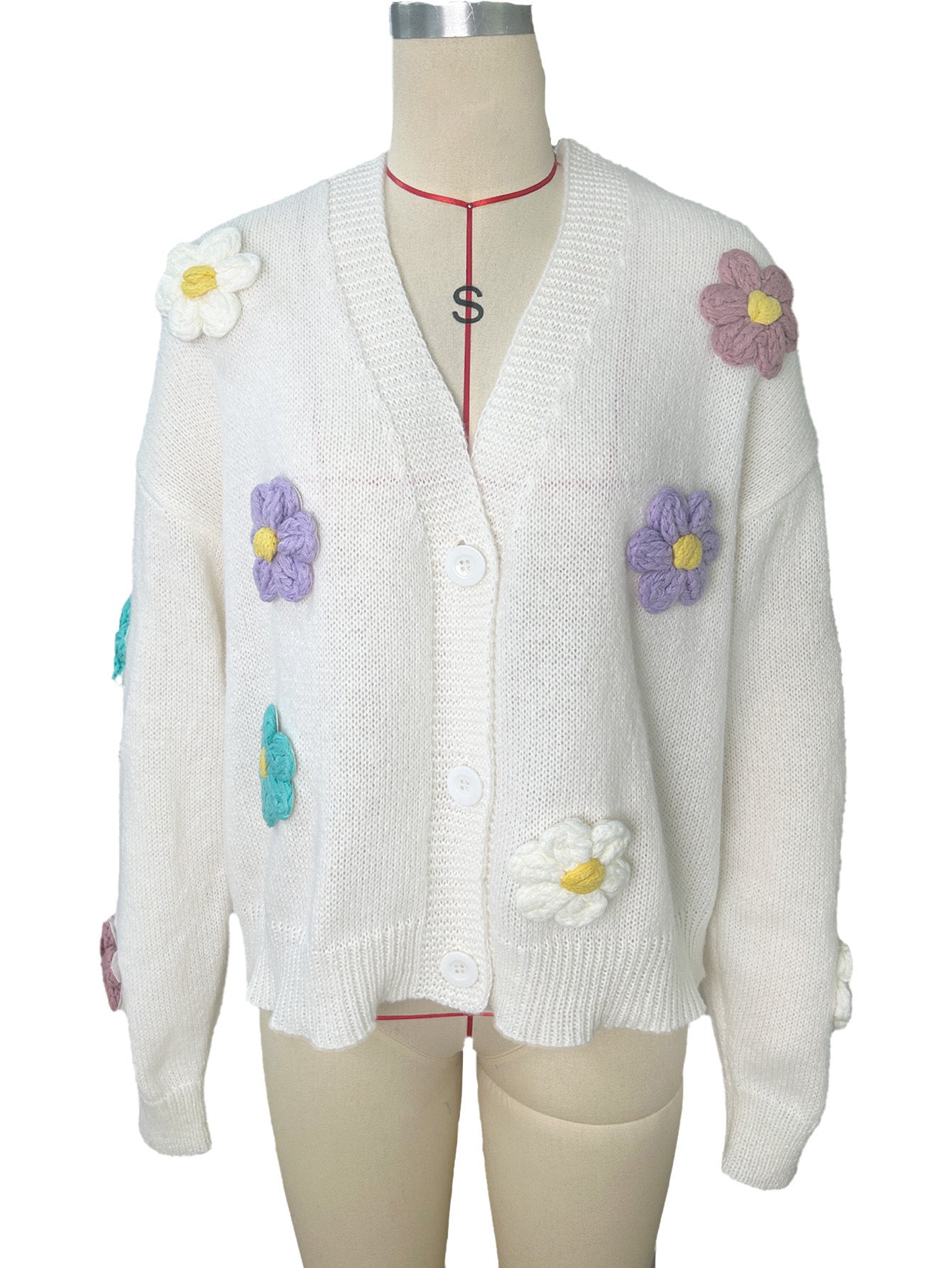 Floral Cardigan Sweater