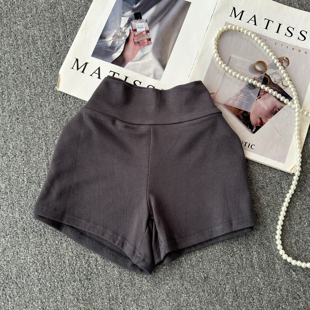 High-Rise Stretch Shorts