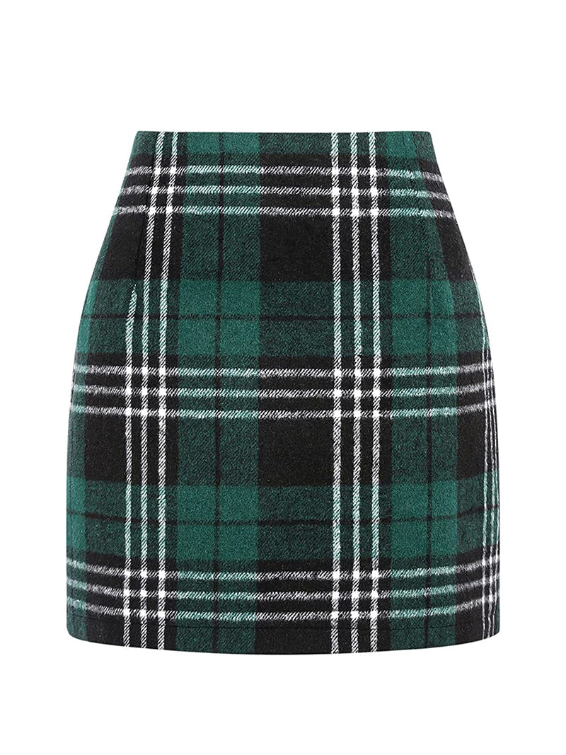 Plaid Mini Skirt