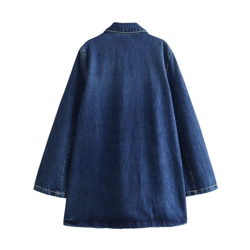 Classic Denim Long Jacket