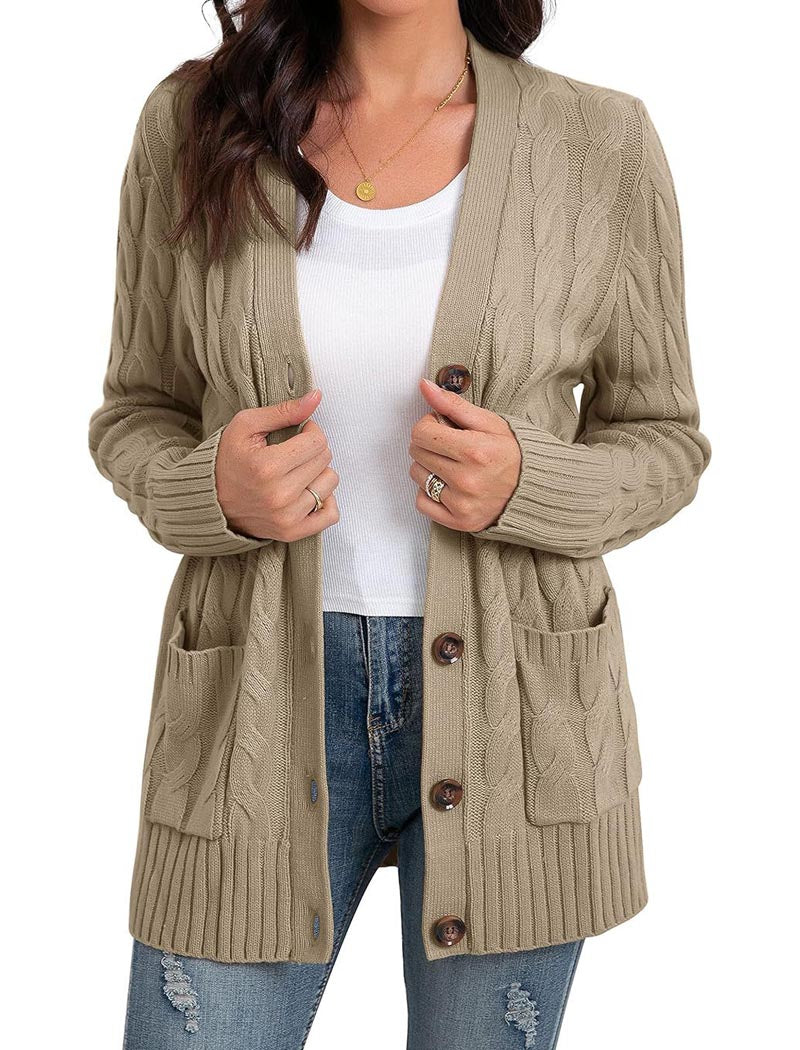 Knit Pockets Cardigan