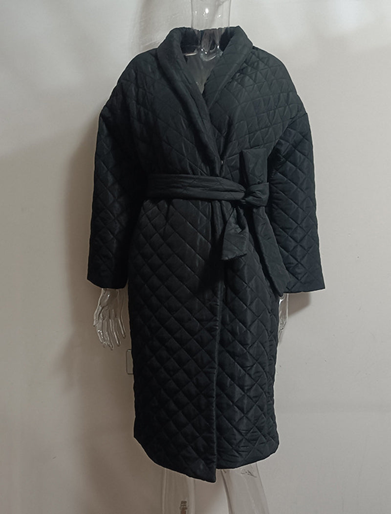 Solid Coat with Belt