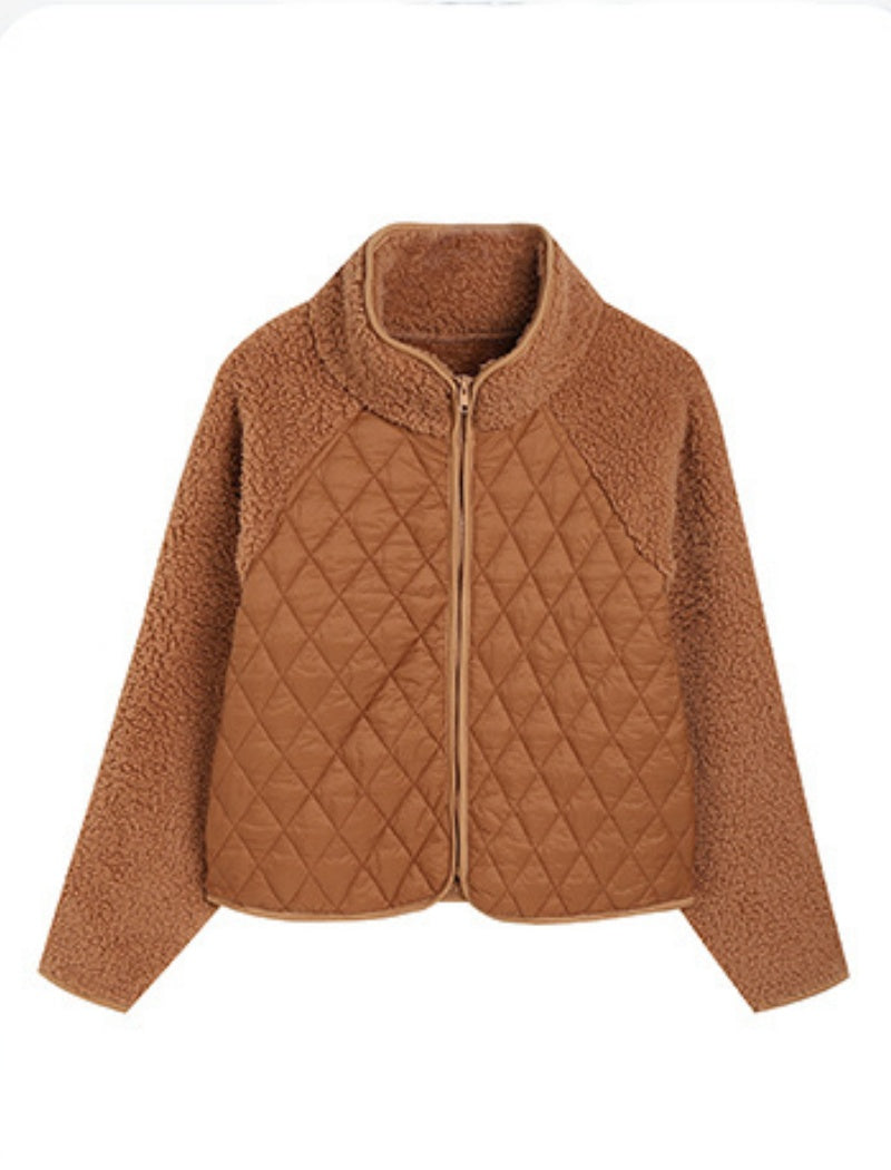 Quilted Sherpa Jacket