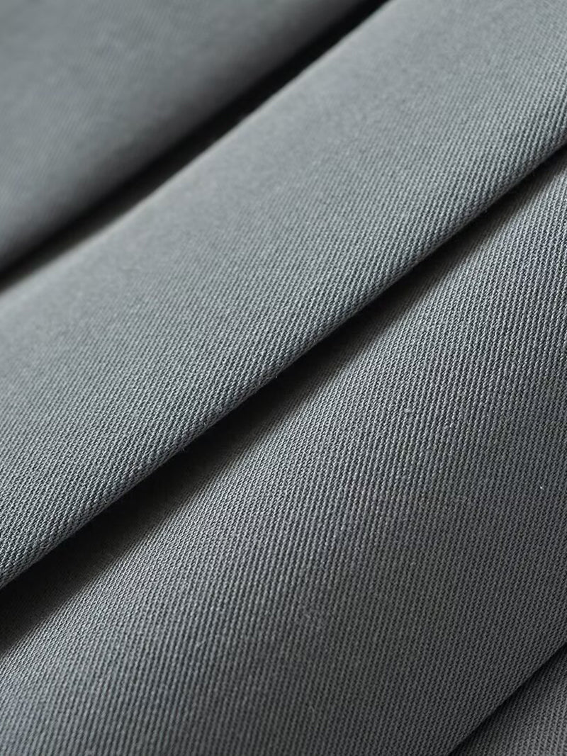 Pleated Drawstring Mini Skirt