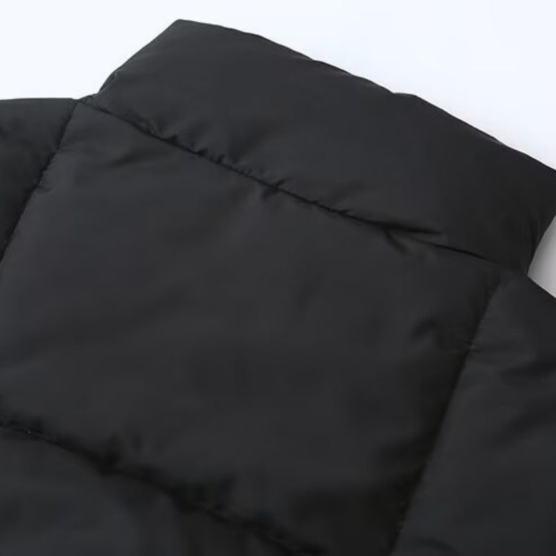 Stand Collar Button-Up Vest