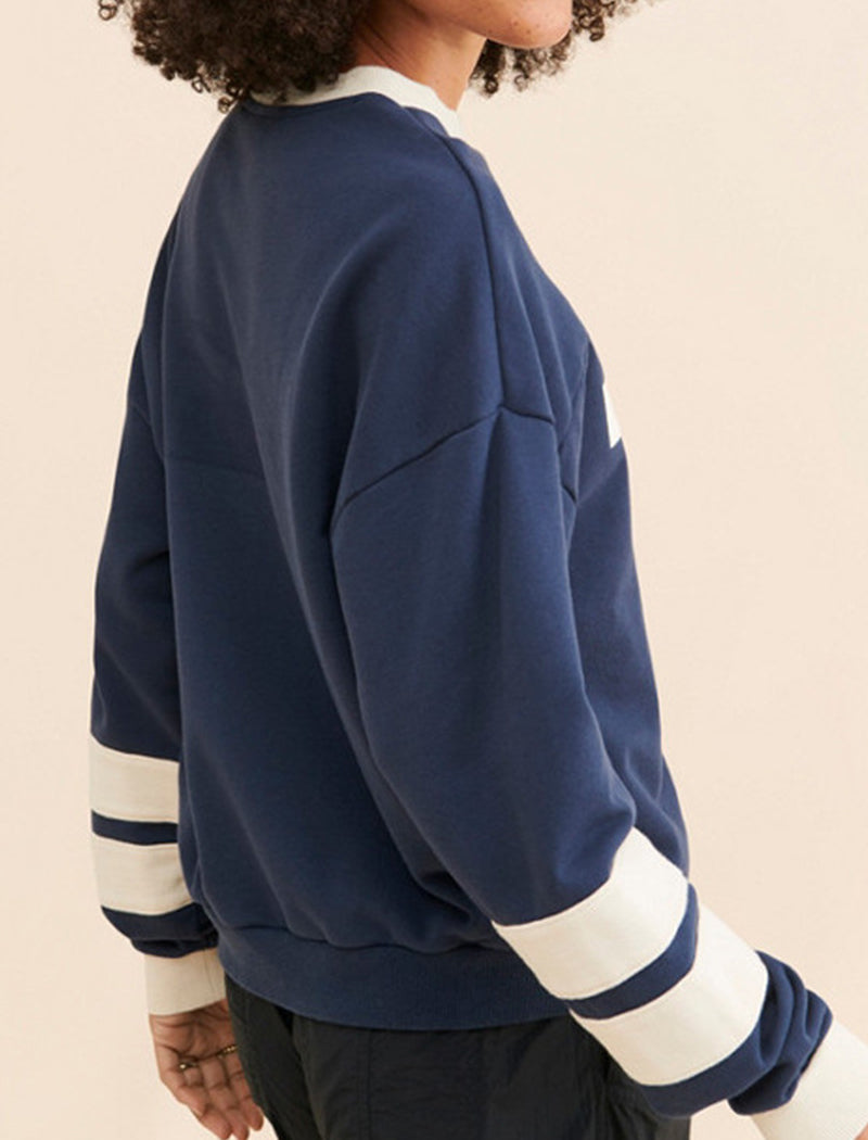 Oversized Varsity Graphic Top