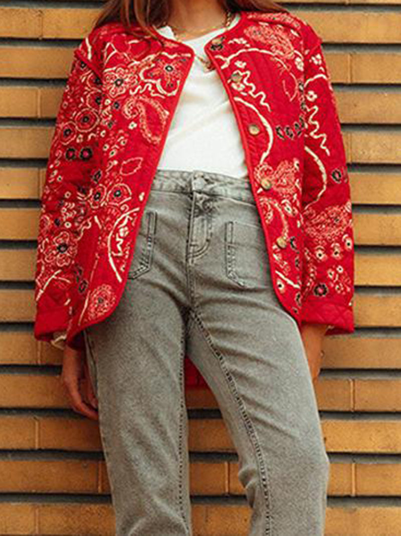 Paisley Quilted Jacket