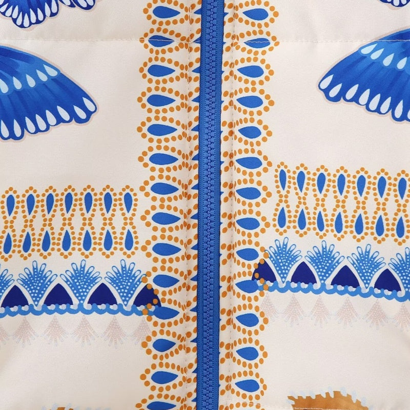 Printed Quilted Jacket