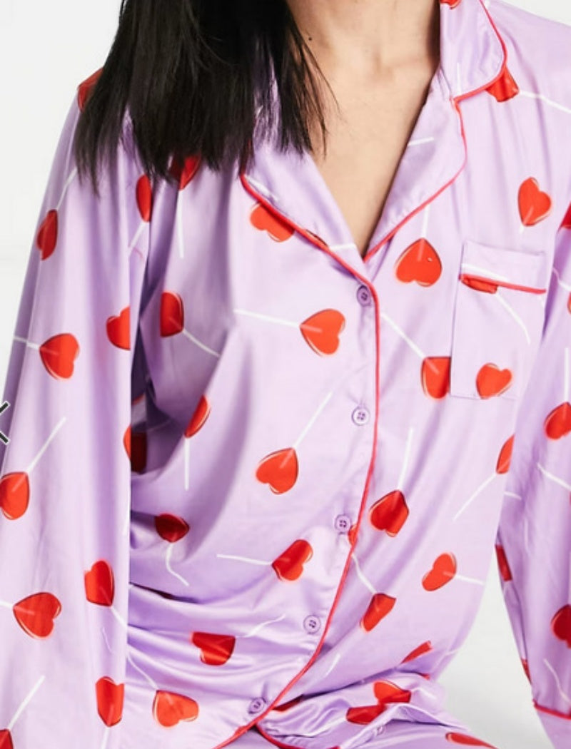 Floral Print Pajama Set