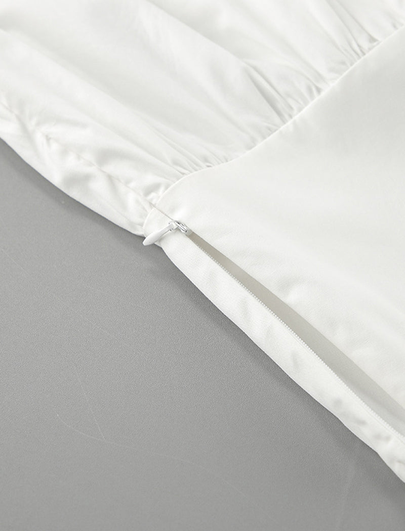 High-Waisted Solid Maxi Skirt