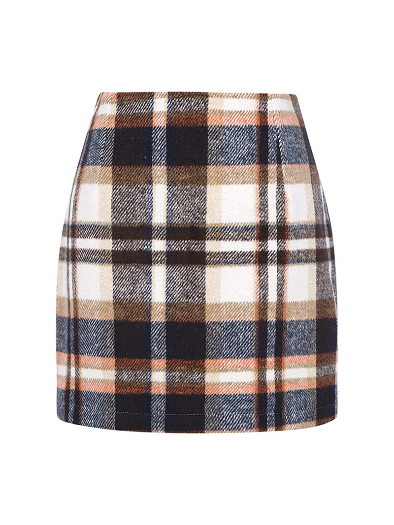 Plaid Mini Skirt