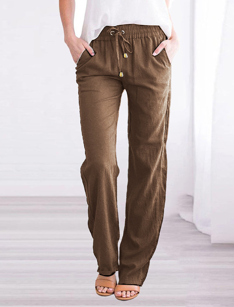 Relaxed Fit Drawstring Pants