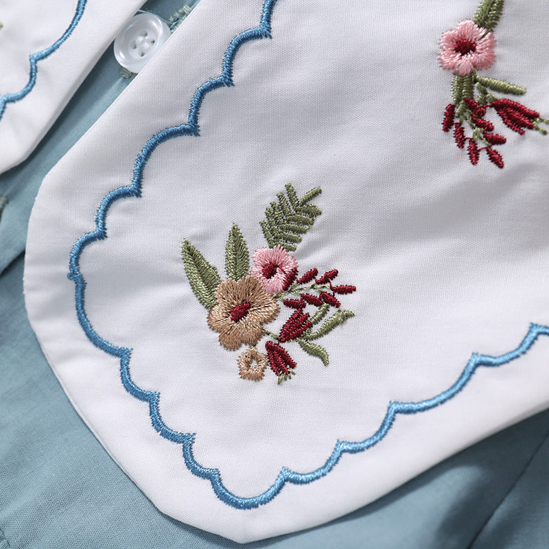 Graphic Long-Sleeve Midi Dress (Kids)