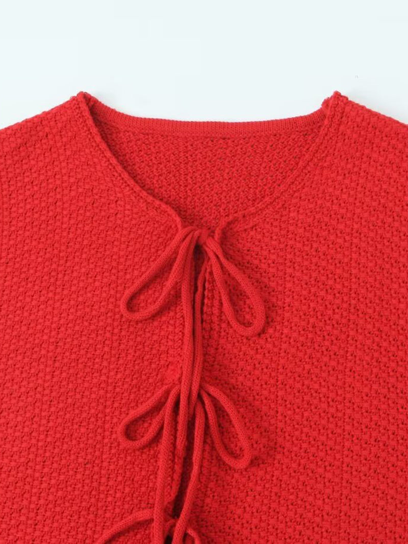 Knotted Sleeveless Vest