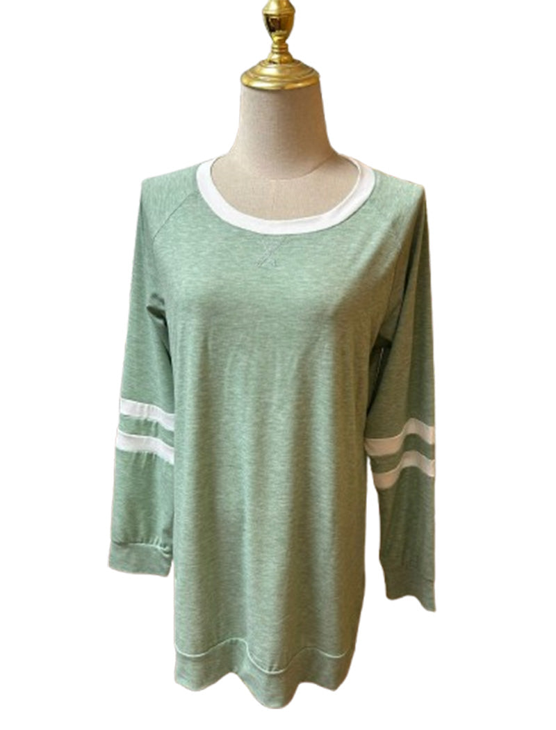 Casual Long Sleeve Tunic Top