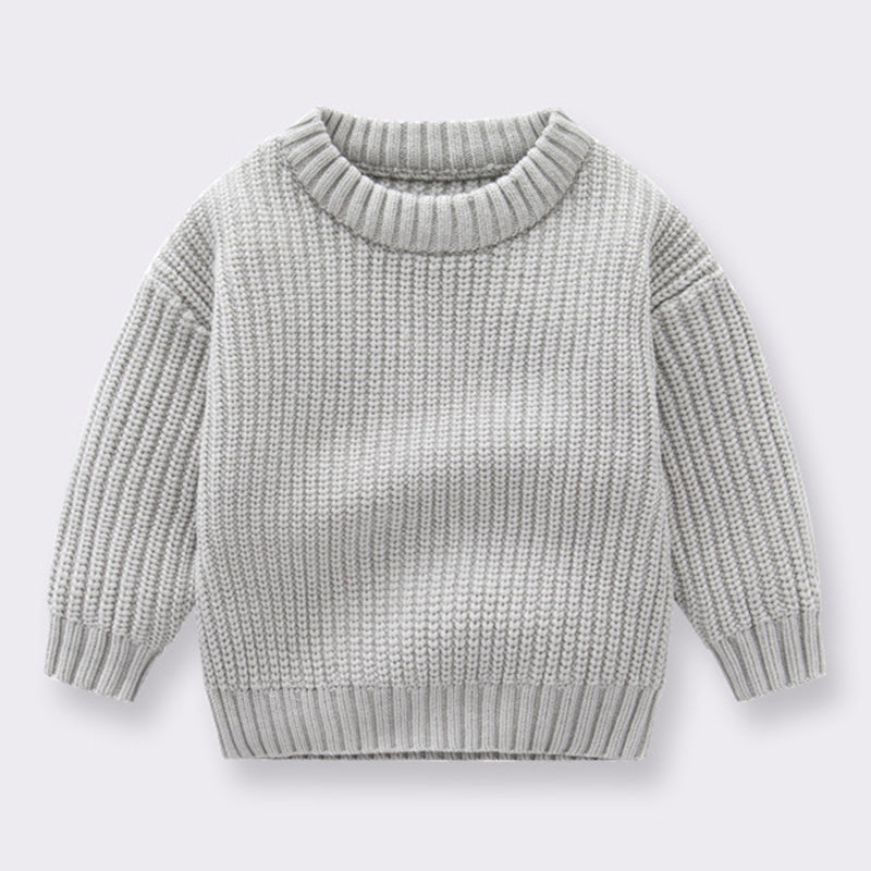 Ribbed Knit Long-Sleeve Sweater Set (Kids)