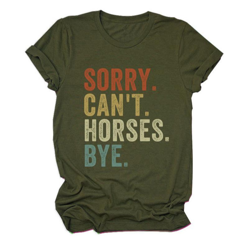 Letter Print Short-Sleeve Tee