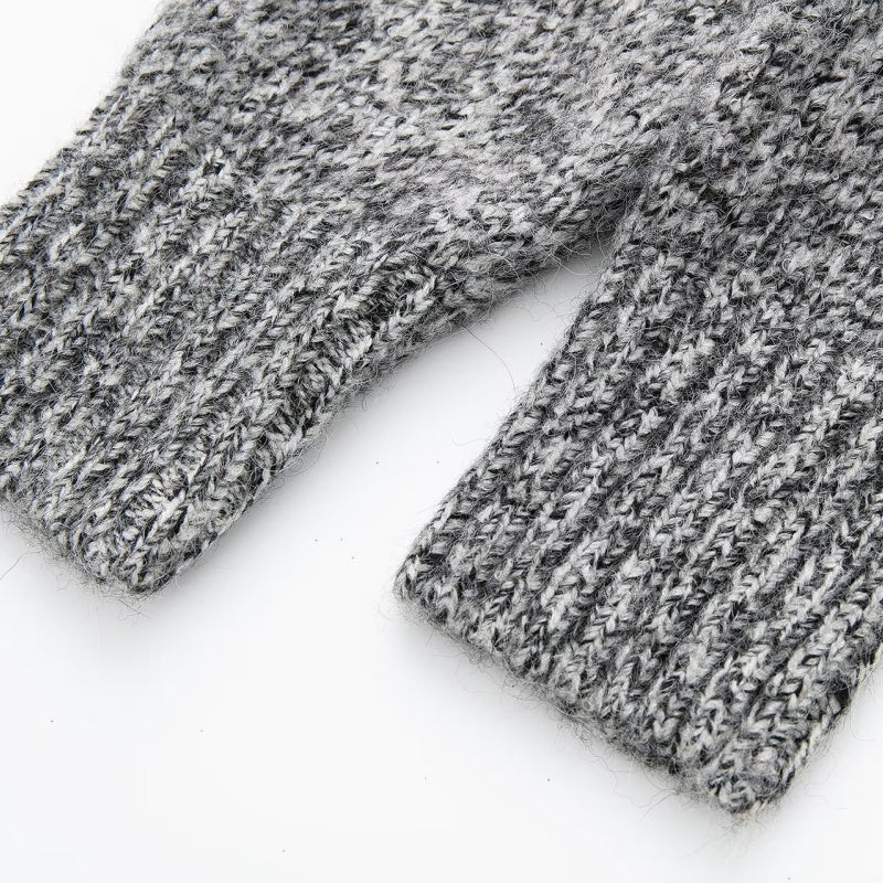 Ribbed Long Sleeve Turtleneck Sweater