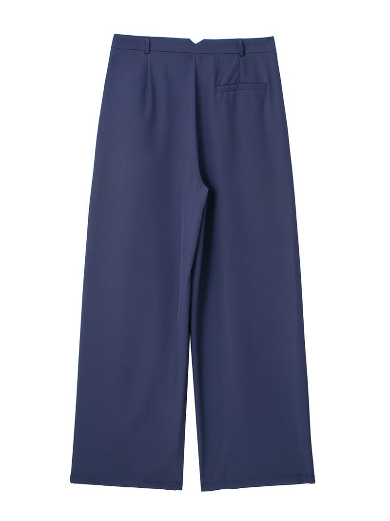 High-Rise Wide-Leg Trousers