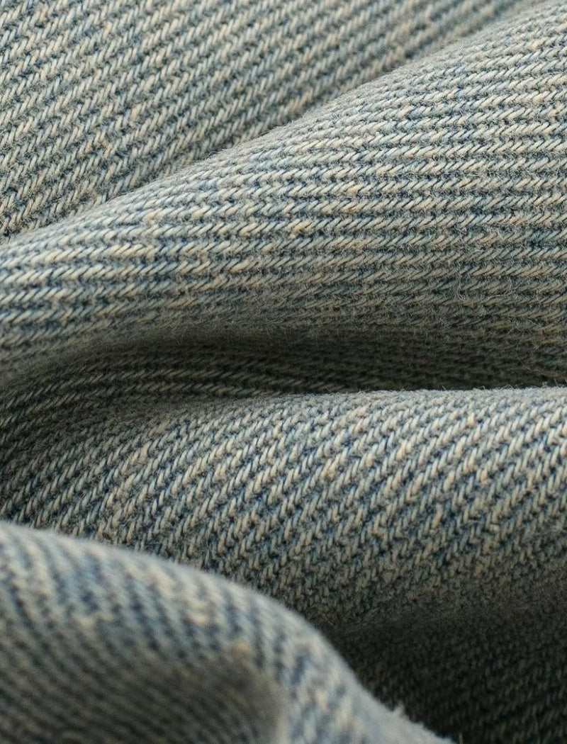 Cropped Distressed Denim Jacket