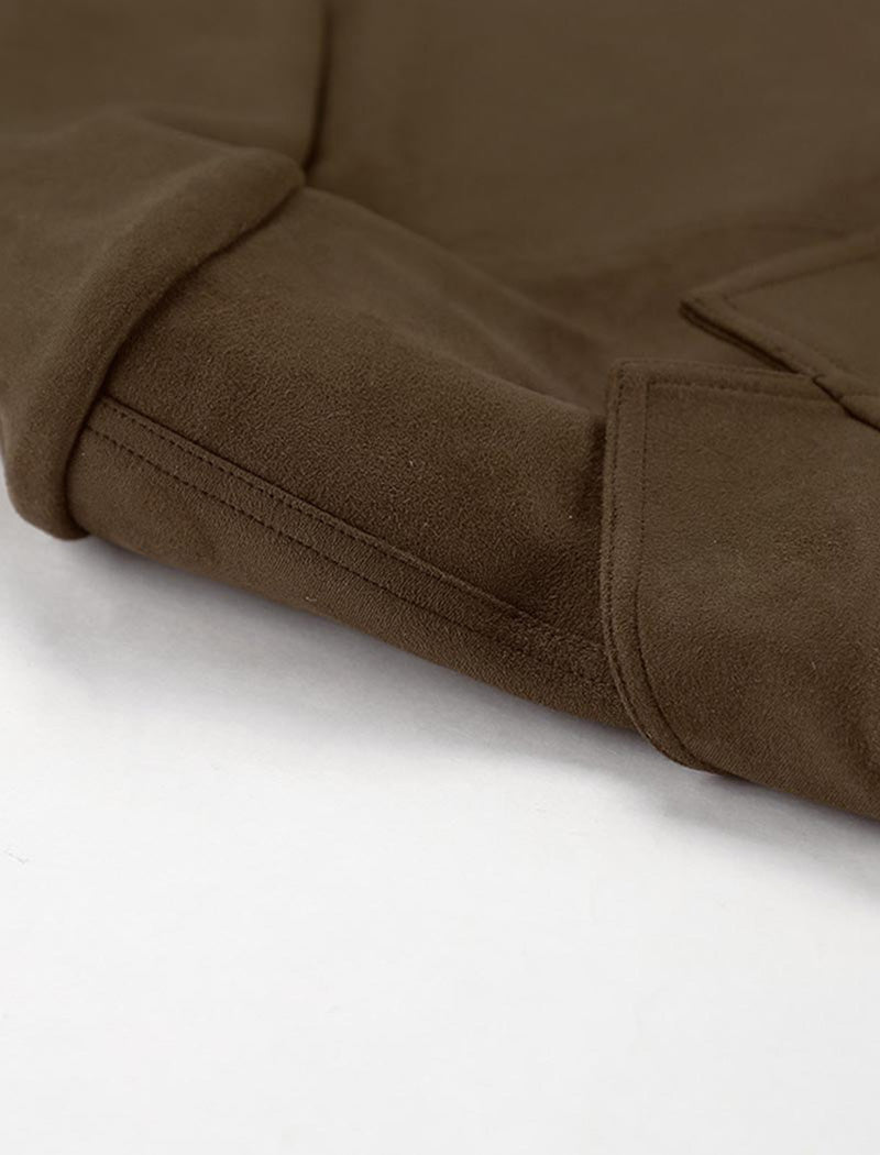 Oversized Faux Suede Blazer