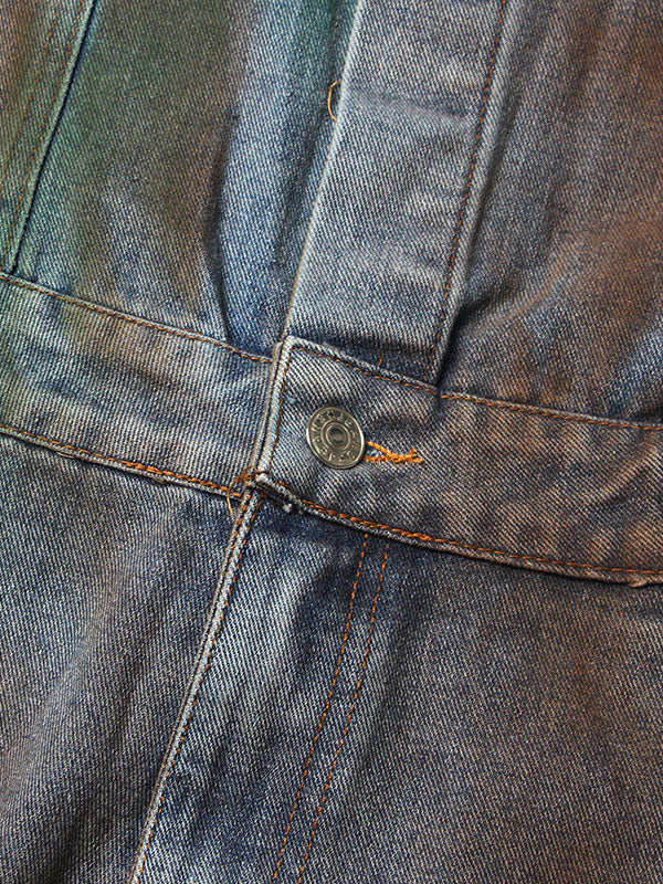 Strapless Distressed Utility Jumpsuit