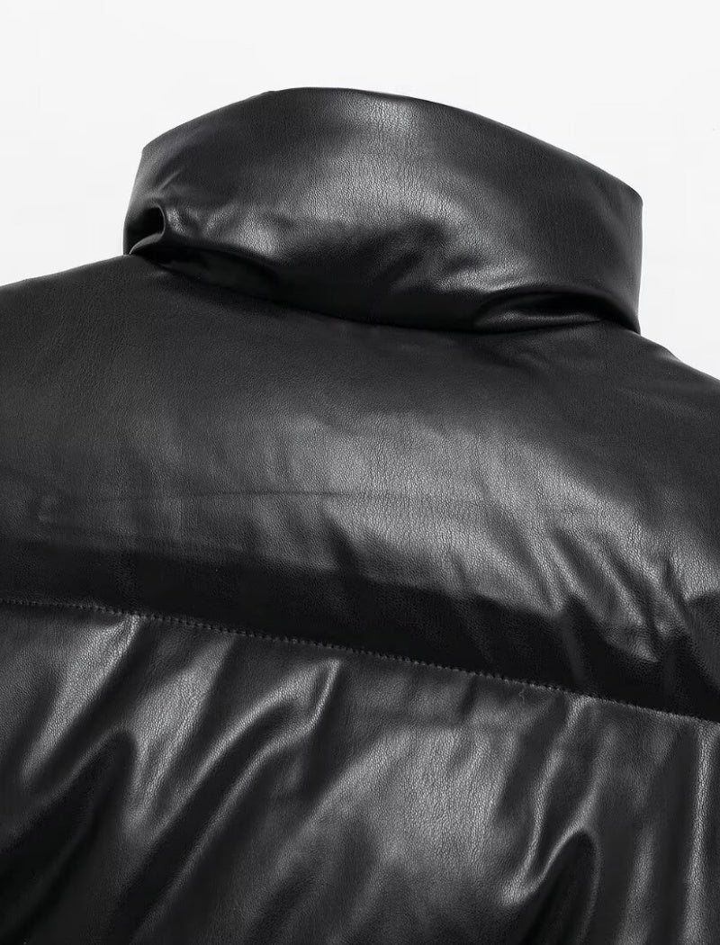 Padded Cropped Puffer Vest