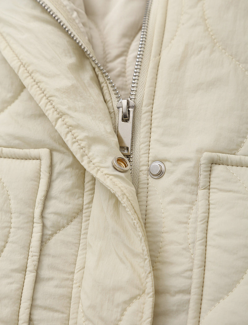 Stand Collar Long Sleeve Jacket