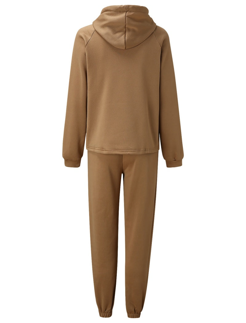 Relaxed Fit Hooded Loungewear Set