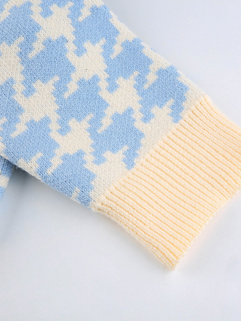 Houndstooth Cardigan