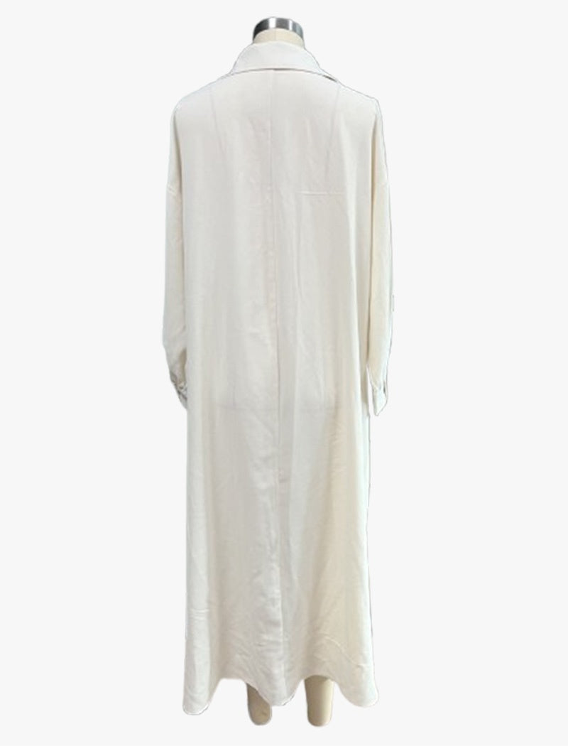 Oversized Asymmetric Shirt Tunic