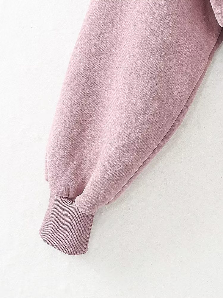 Zip-Up Crop Jacket and Wide-Leg Pants Set