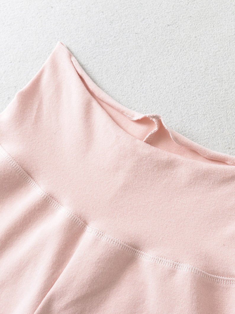 Low-Rise Scalloped Shorts