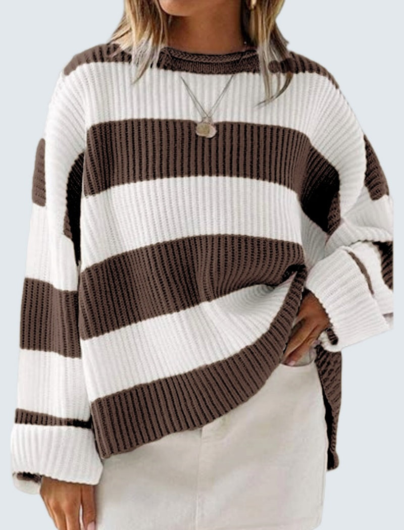 Oversized Striped Sweater