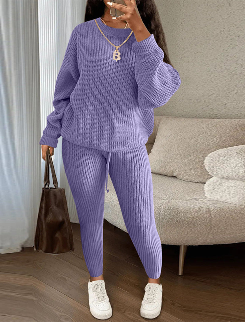 Ribbed Lounge Two-Piece Set