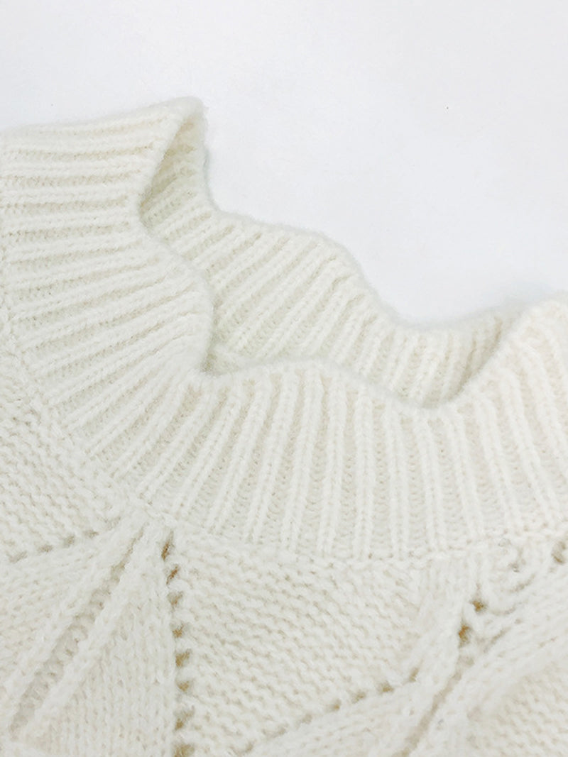 Cable Knit Side-Tie Sweater Vest