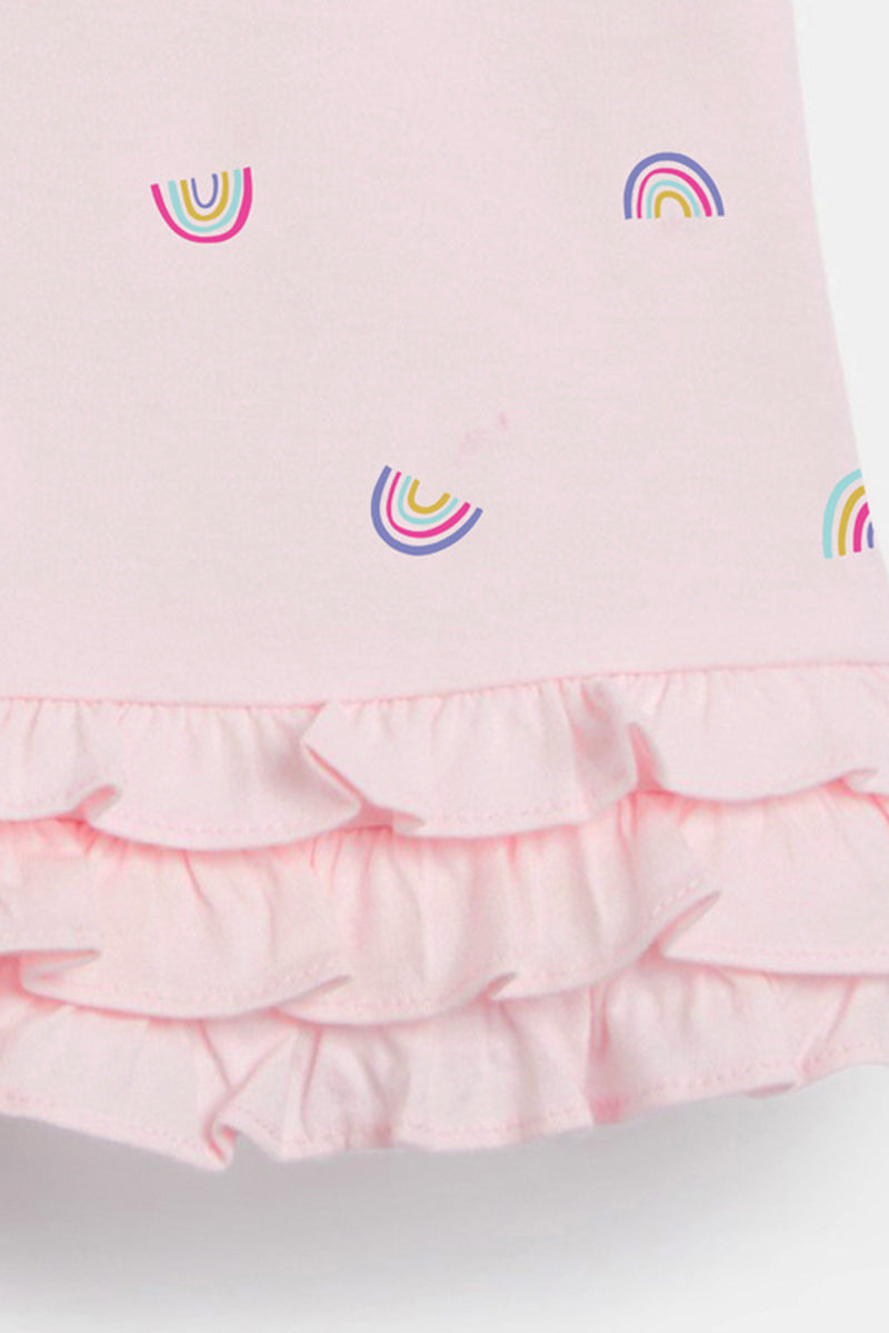 Rainbow Print Polo Dress (Kids)