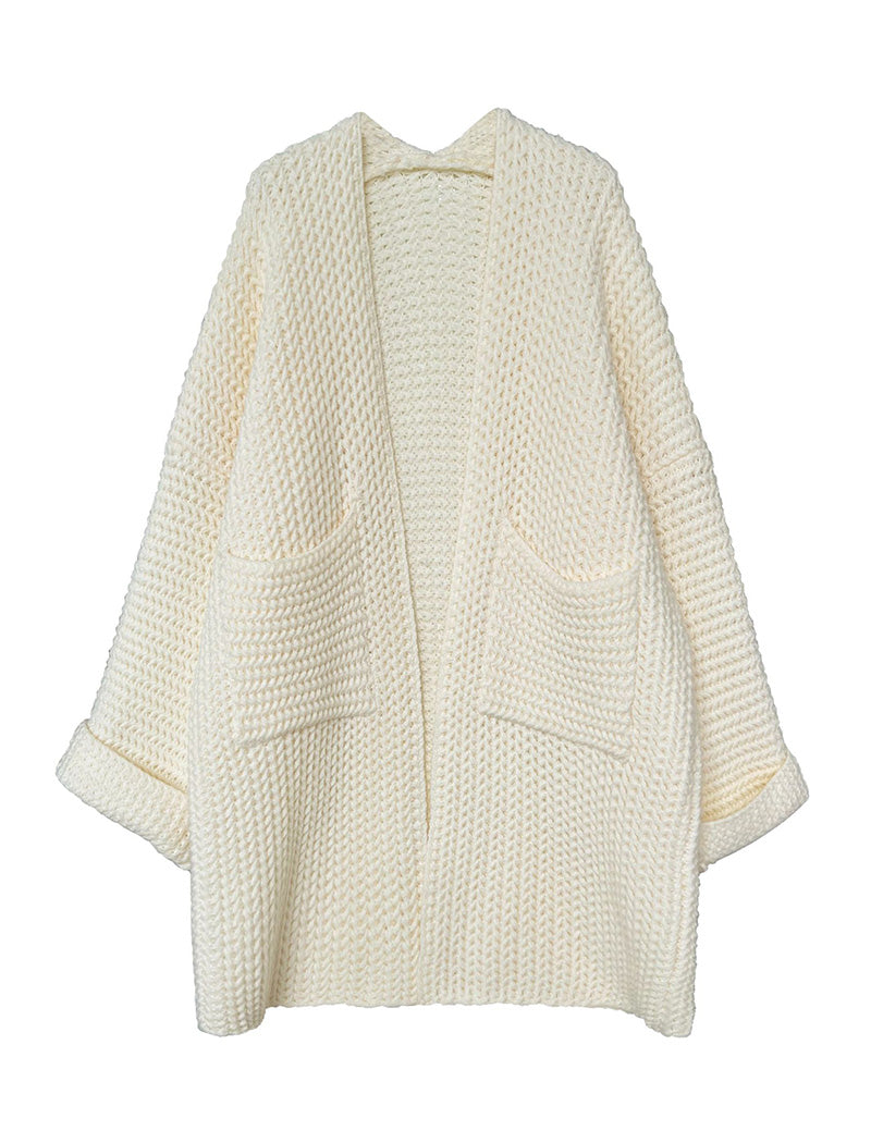 Twist Solid Knit Cardigan