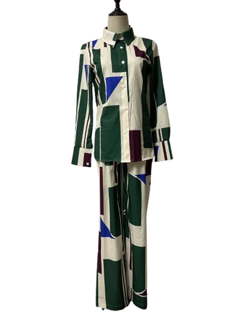 Abstract Printed Matching Set