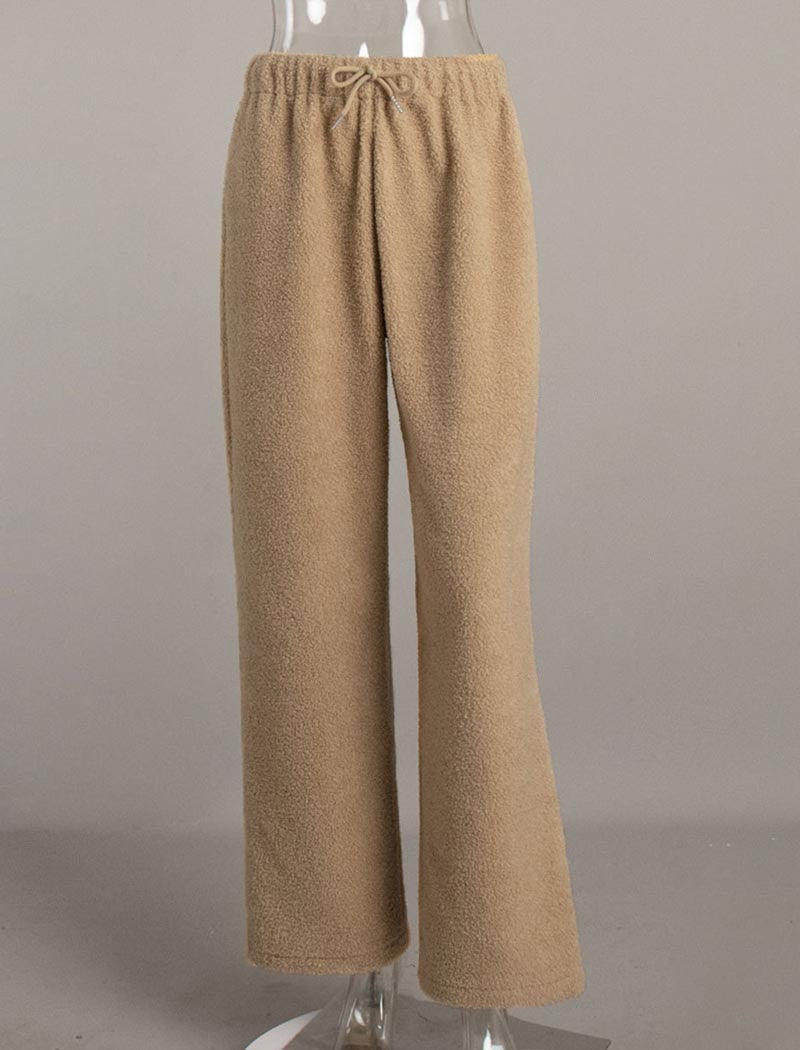 Wide-Leg Pants with Elastic Waist