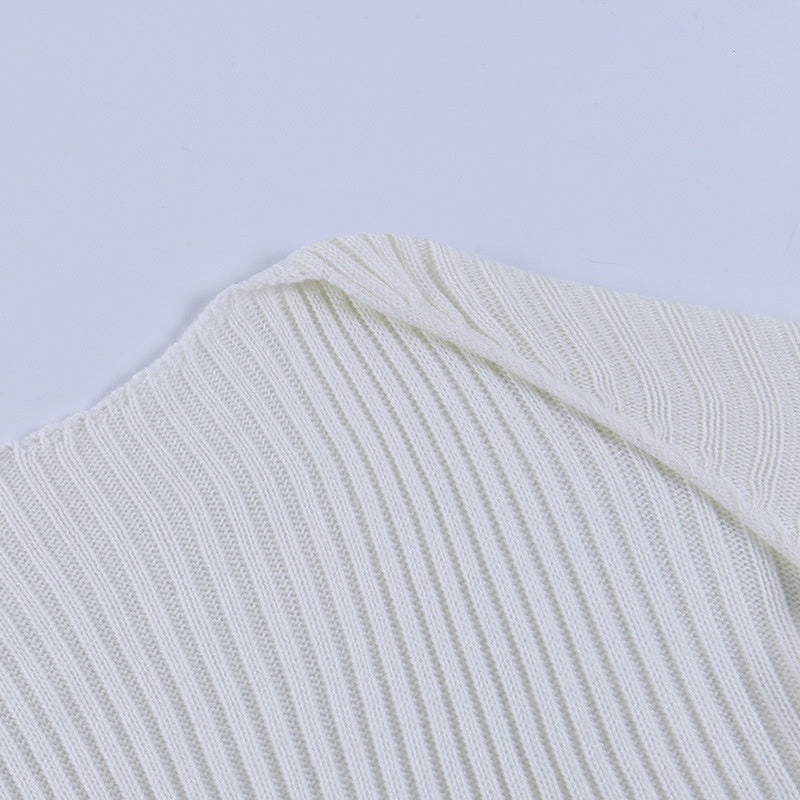 Ribbed Knit Arm Warmer Bolero