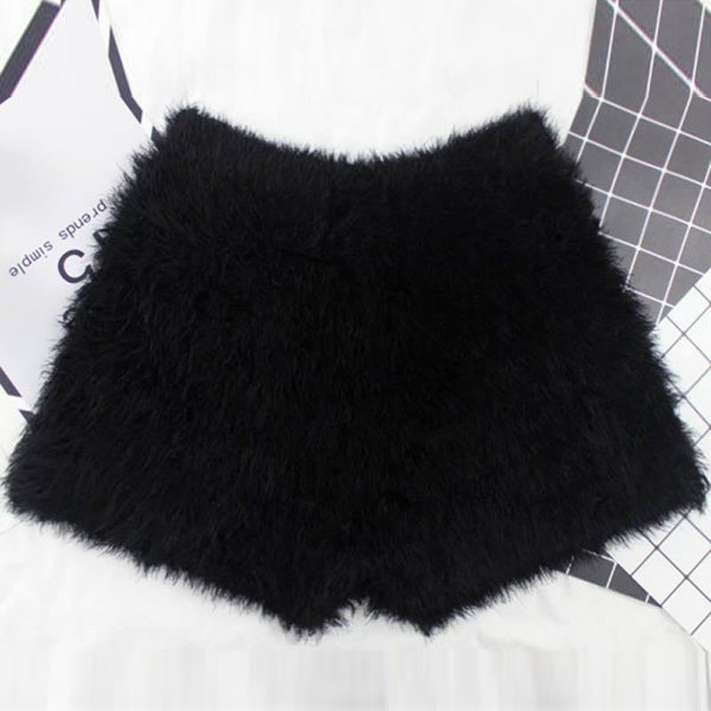 High-Waisted Knit Fleece Shorts