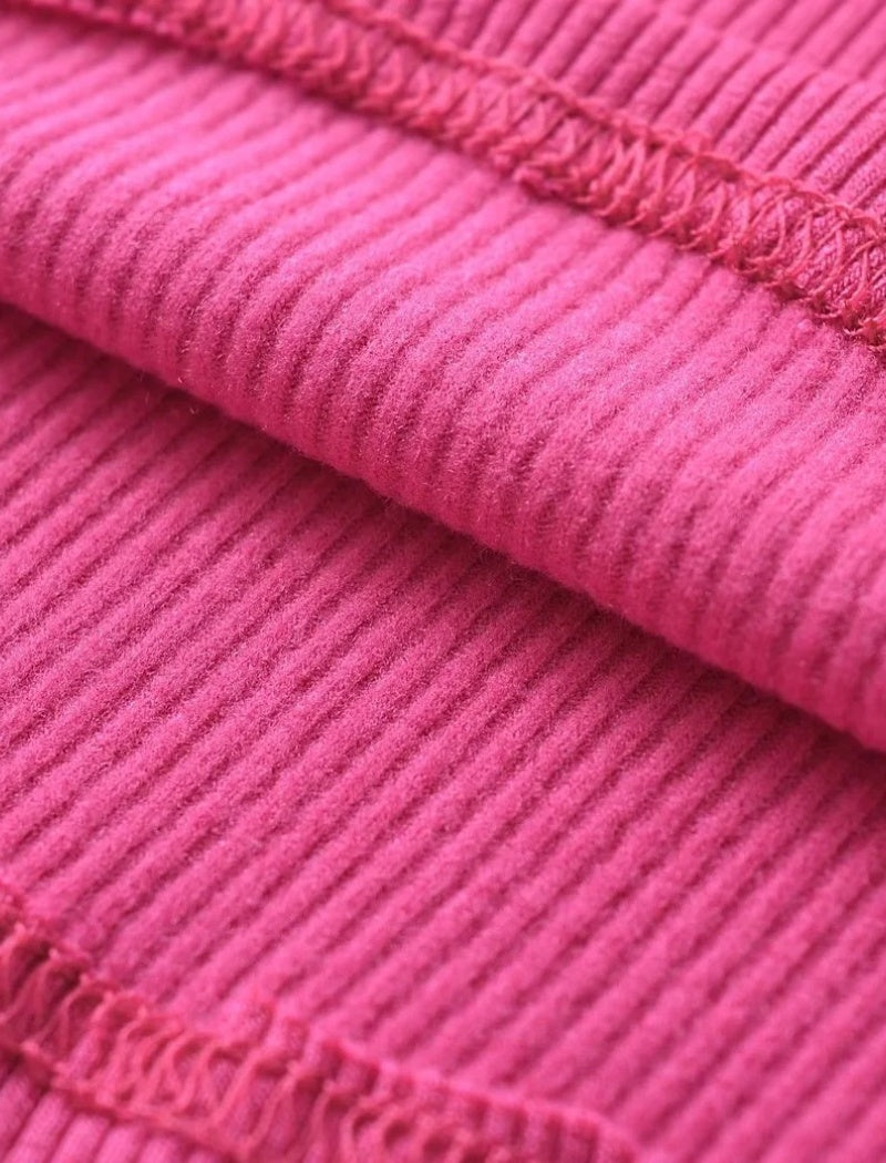 Ribbed Slim Fit Thumbhole Top