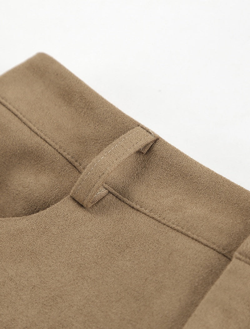 High-Slit Maxi Skirt with Fitted Waist