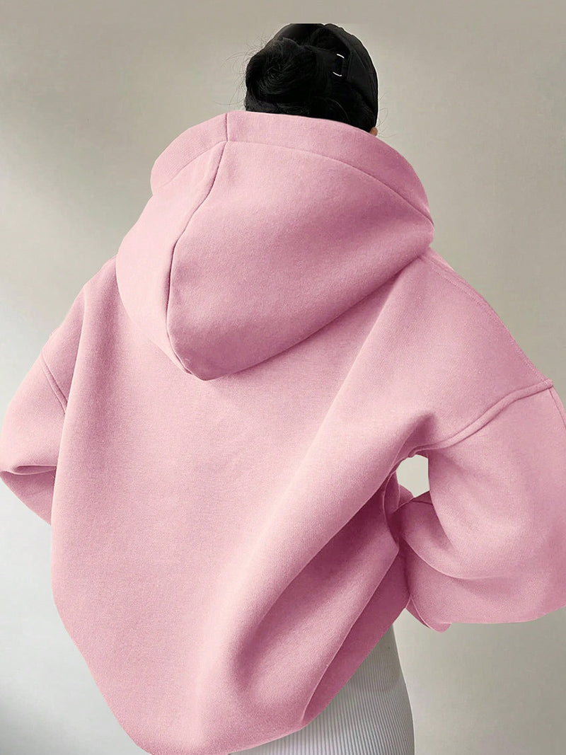 Solid Oversized Hoodie