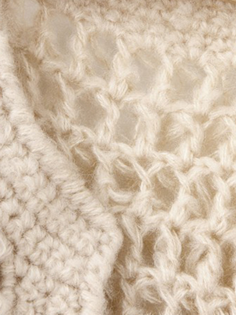 Textured Open-Front Cardigan