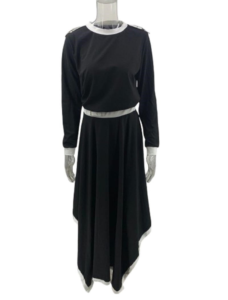 Asymmetrical Skirt Two-Piece Set